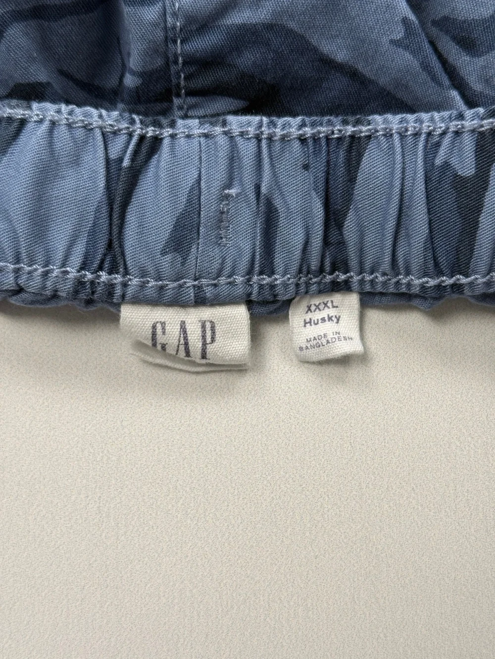 GAP Kids Pants Blue Camouflage - Boys XXXL Husky